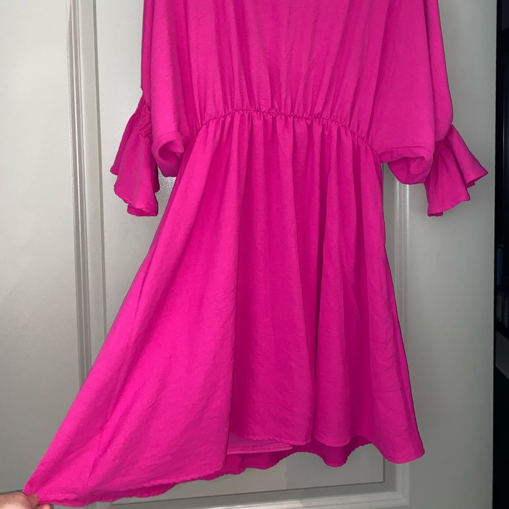 Pink short dress